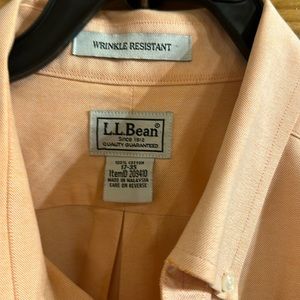 Men’s LLBean pink button down.